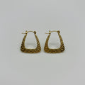 Geo Hoop Earrings