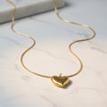 Dainty Gold Heart Chain