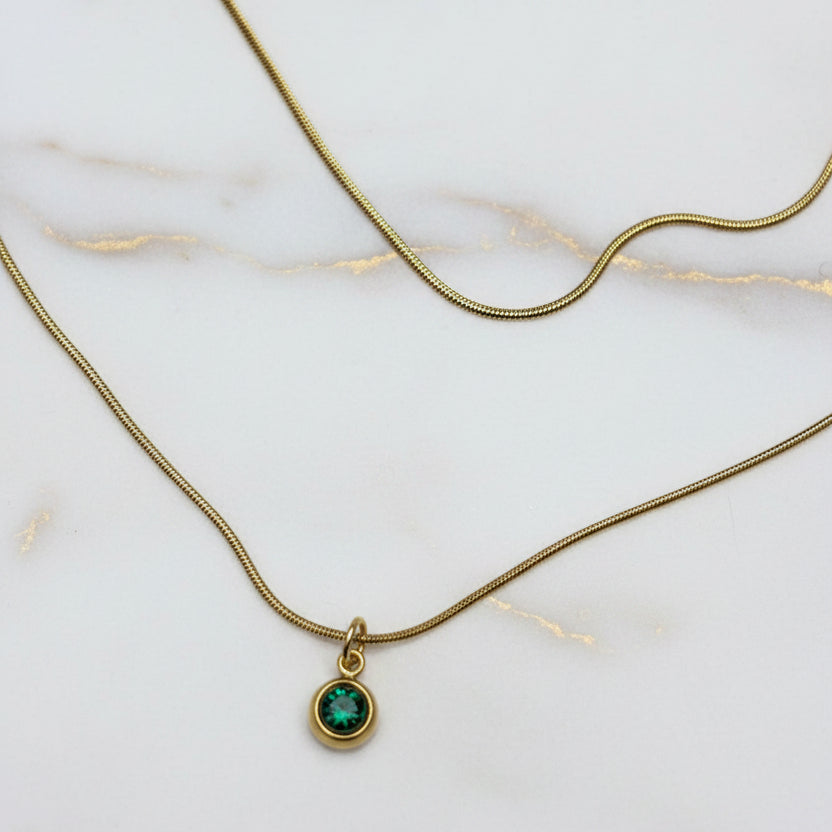 Double Layered Gold Chain Necklace