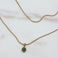 Double Layered Gold Chain Necklace