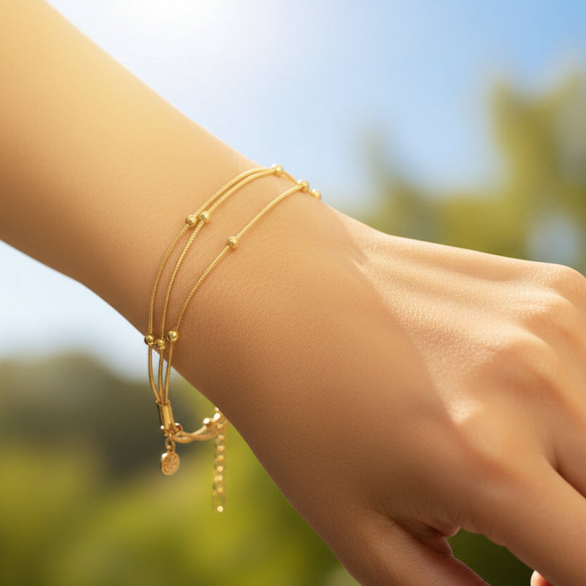 Triple Layer Chain Bracelet