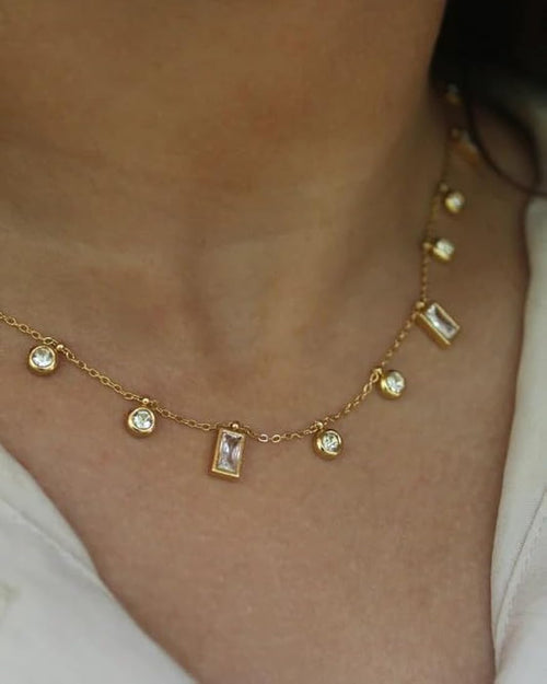 Crystal Charm Necklace