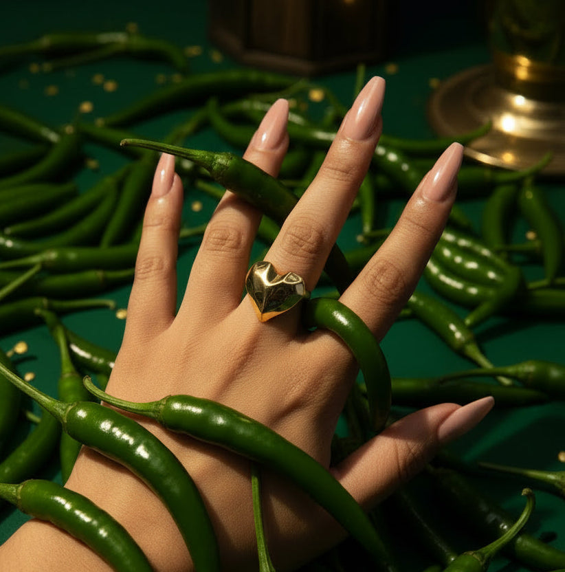 Chunky Heart Ring
