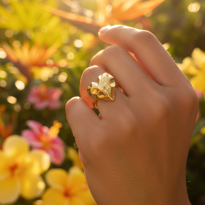 Chunky Heart Ring