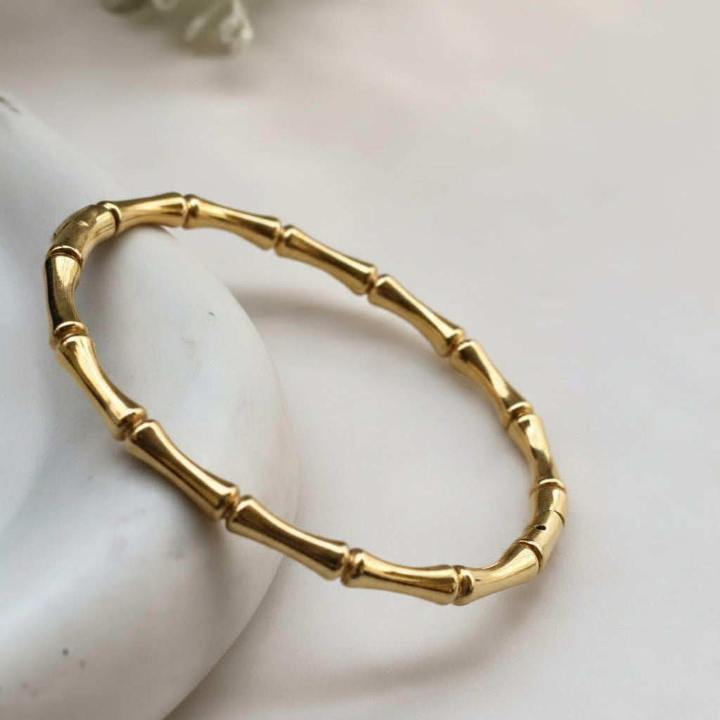 Openable Bamboo Bangle Bracelet