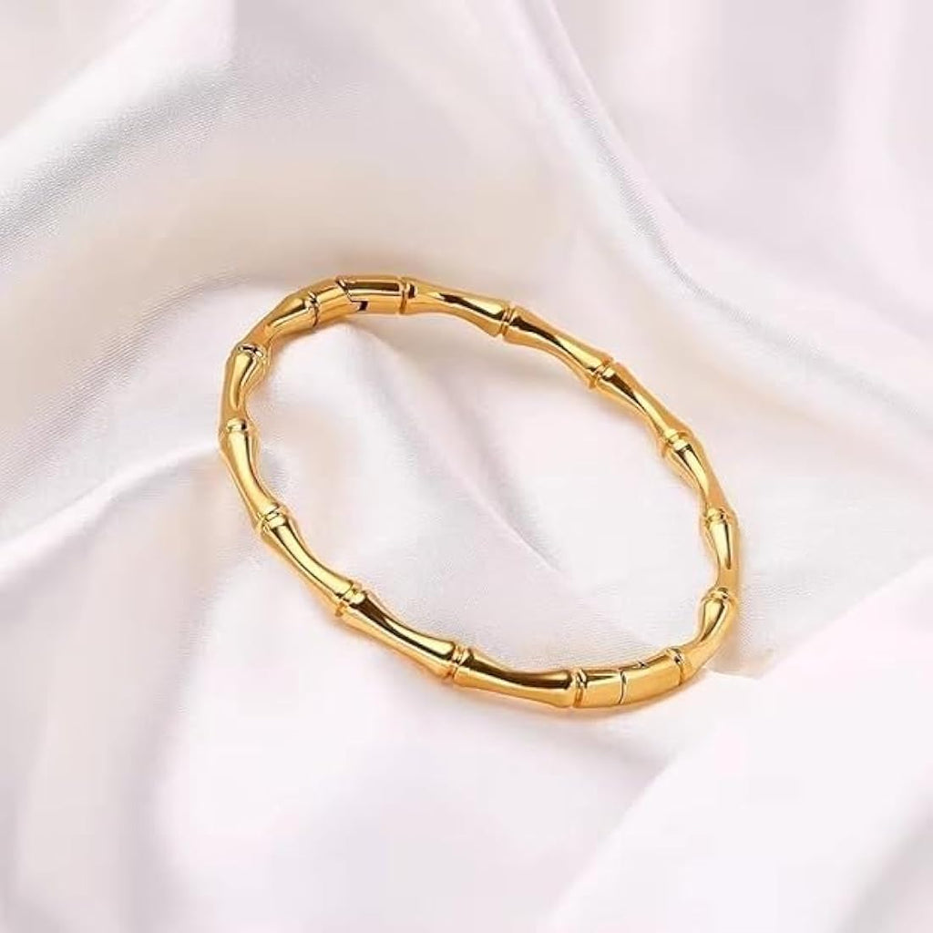 Openable Bamboo Bangle Bracelet