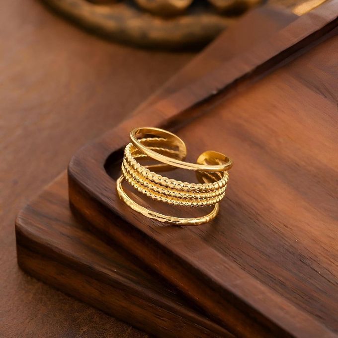 Hollow Out Multi-Layer Ring