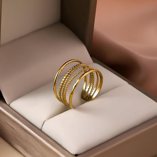 Hollow Out Multi-Layer Ring