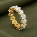 Luxe Round Cut Eternity Ring