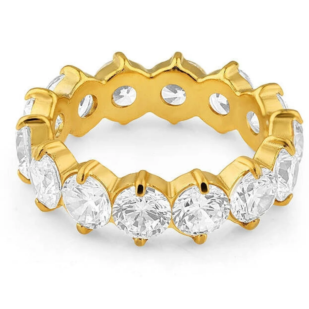 Luxe Round Cut Eternity Ring