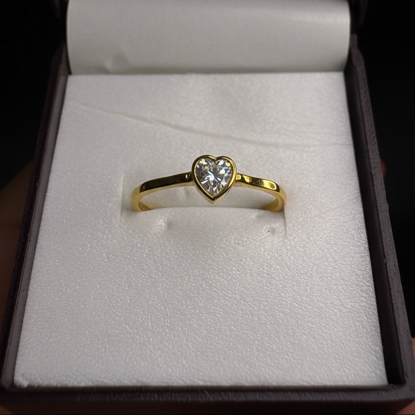 Heart Halo Ring