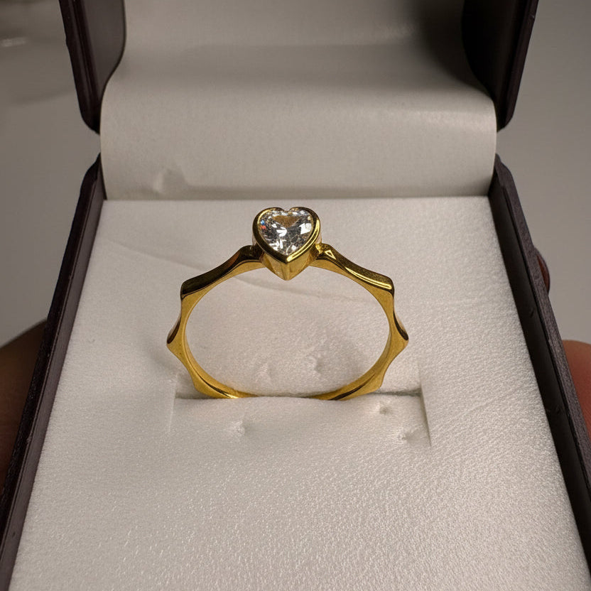 Heart Halo Ring