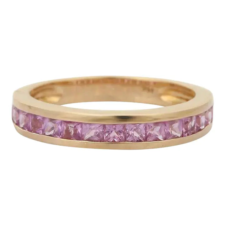 Pink Eternity Band Ring