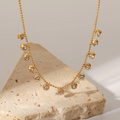 Crystal Bezel Necklace