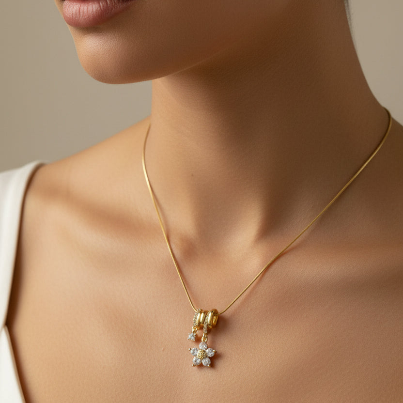 Confetti Gold Necklace