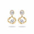 Orbit Crystal Drop Earrings